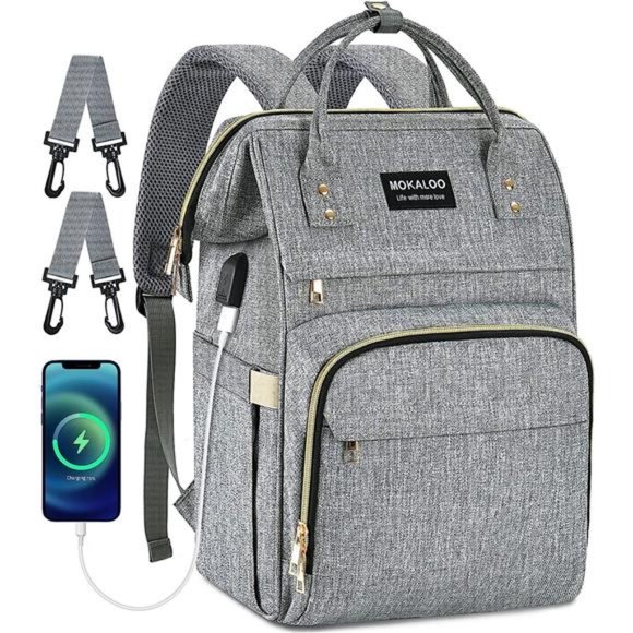 Diaper Bag Backpack,Large Baby Bag, Multi-functional Travel Back Pack,Anti-Water - Picture 1 of 6
